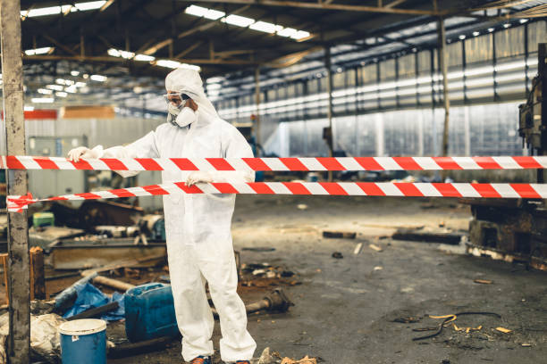 Professional Drug Lab Cleanup technician working in Sparta, NJ